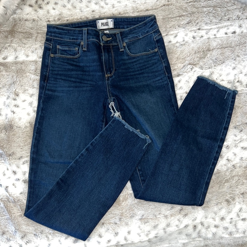 Paige Verdugo Ankle Skinny Jeans Size 25